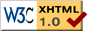 XHTML badge